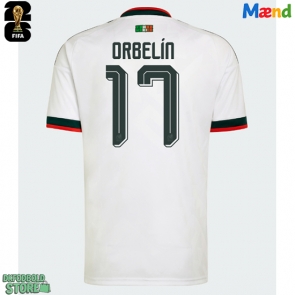 Mexico Orbelin Pineda #17 Replika Udebanetrøje VM 2026 Kortærmet